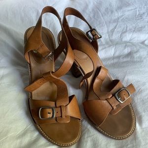 Madewell size 6 heeled sandals
